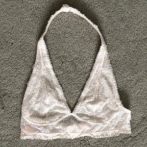 Victoria's Secret White Lace Bralette Size M